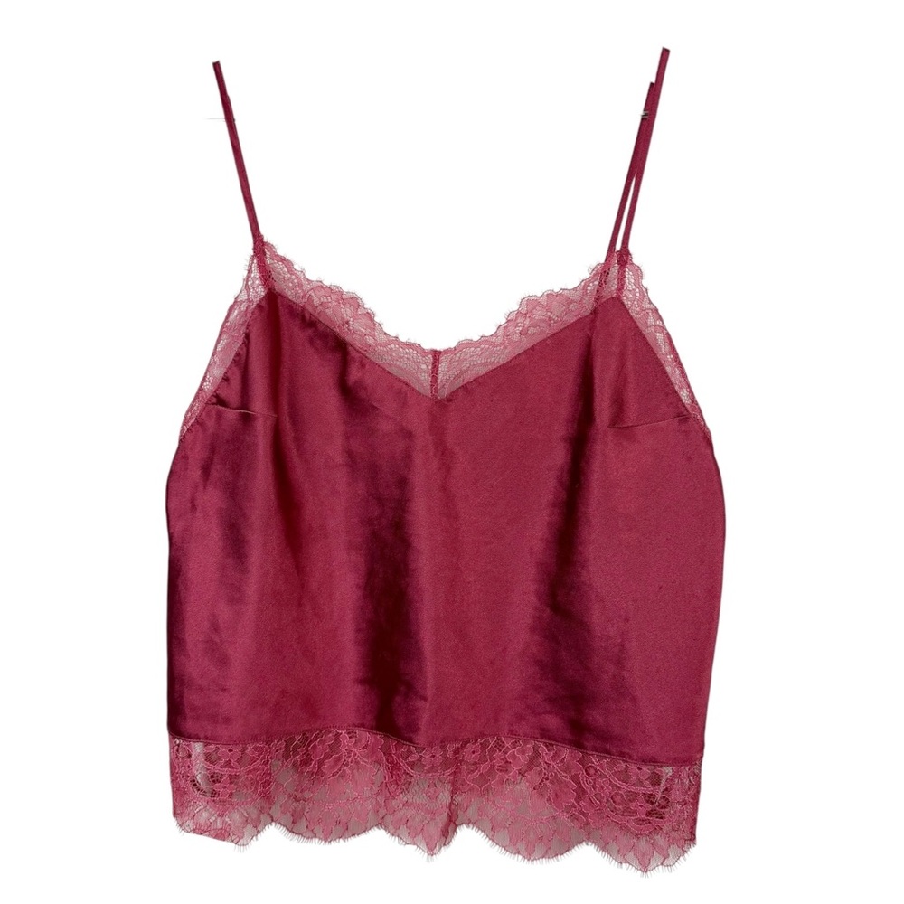 Victoria's Secret‎ Burgundy Lace Camisole